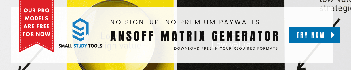 Ansoff matrix generator